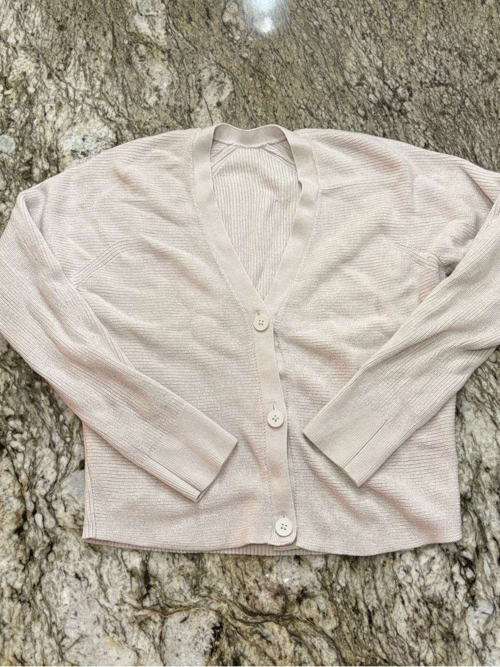 Lululemon Cream Cardigan Sweater
